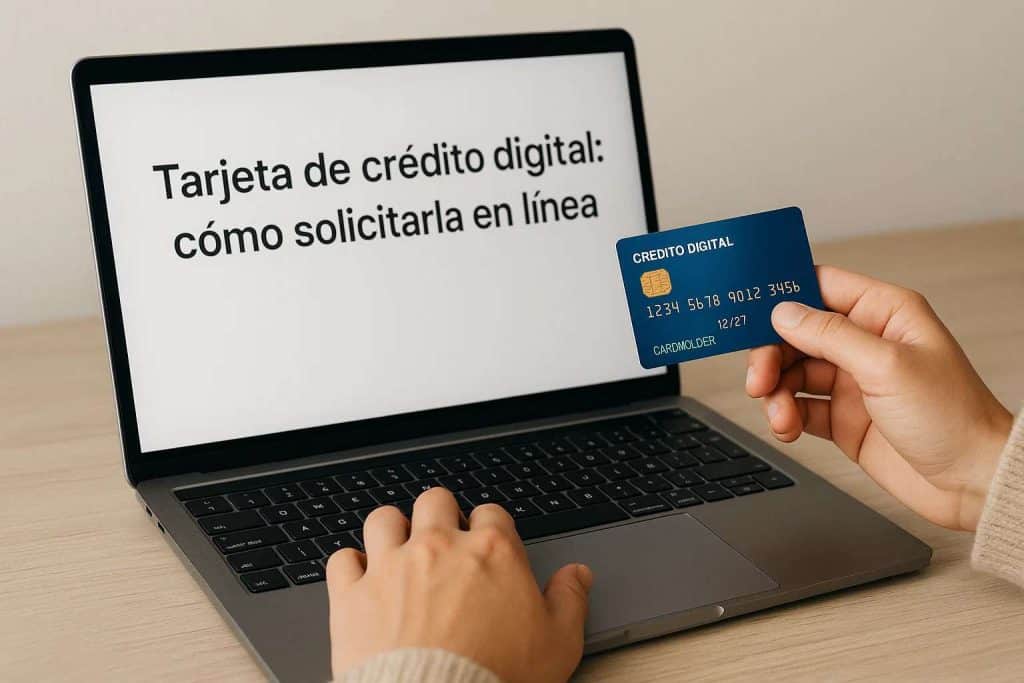 Tarjeta de crédito digital: cómo solicitarla en línea
