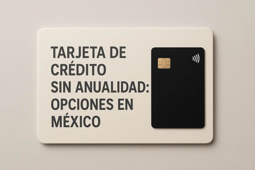 Tarjeta de crédito sin anualidad: opciones en México
