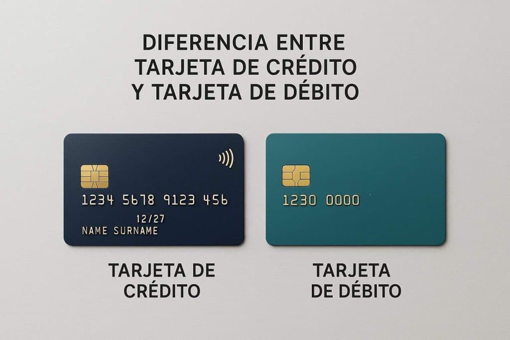 Diferencia entre tarjeta de crédito y tarjeta de débito