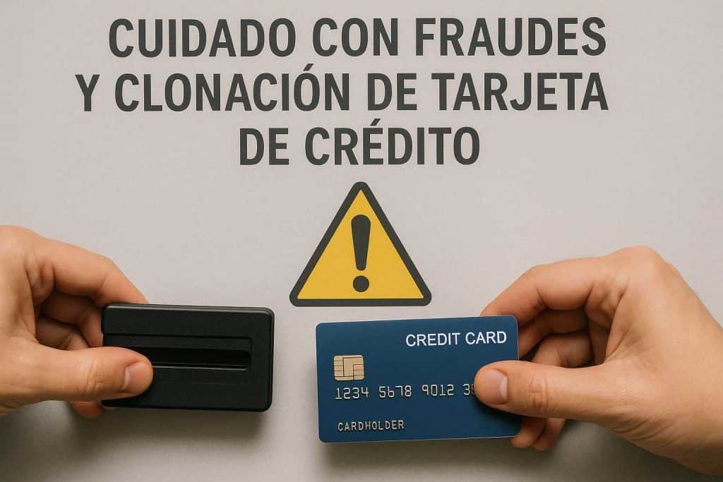 Cuidados con fraudes y clonación de tarjeta de crédito